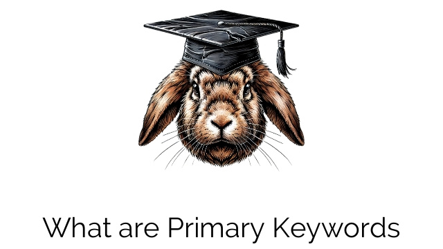 What are Primary Keywords