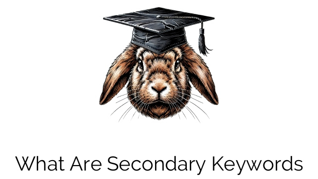 What Are Secondary Keywords in SEO